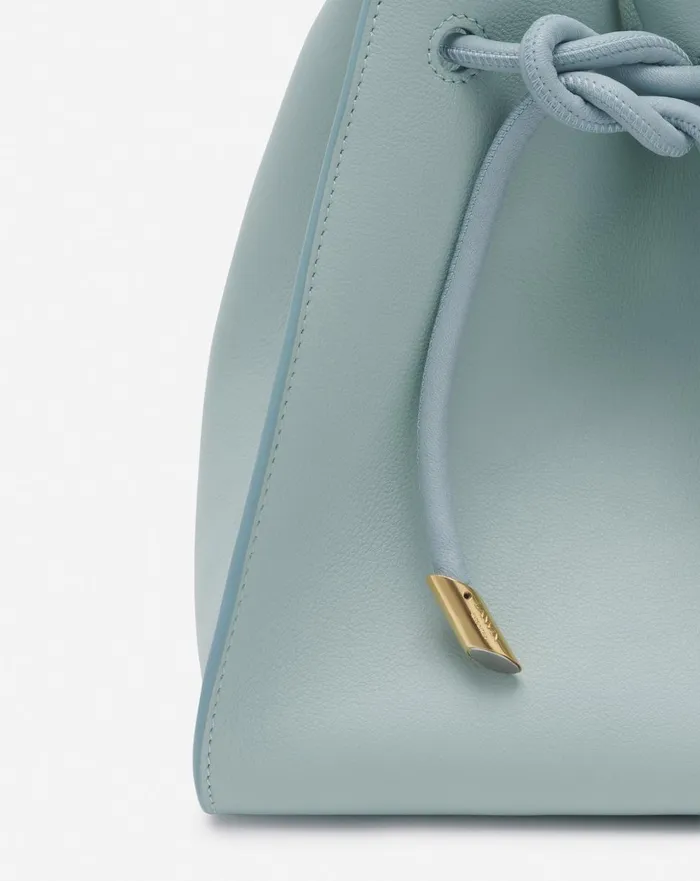 Small Leather Sequence By Lanvin Handbag Ice Blue Women Lanvin Mini Bags and Clutches