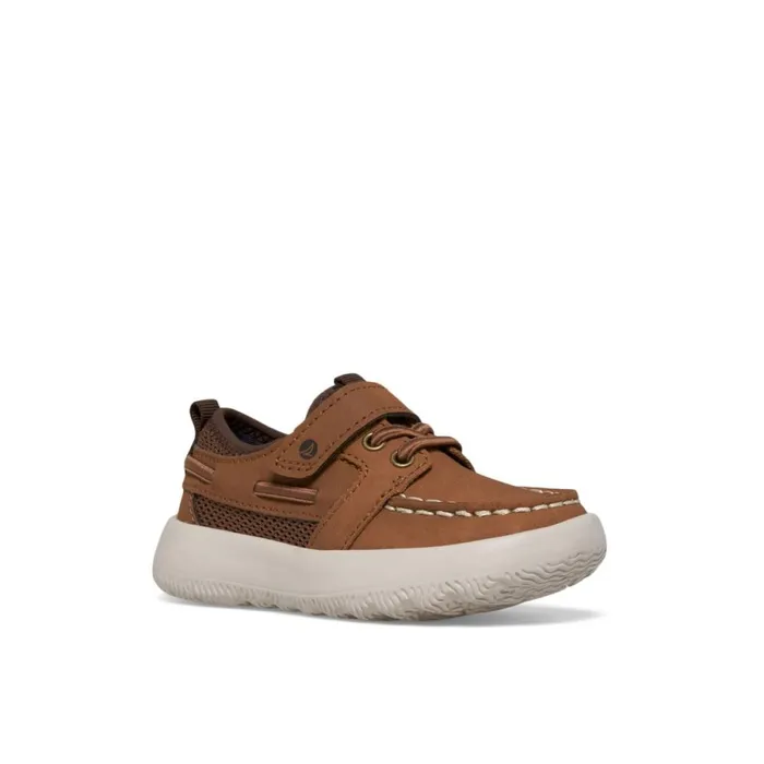 Sneakers Kids Sperry Bowfin Junior Boat Shoe Medium Beige