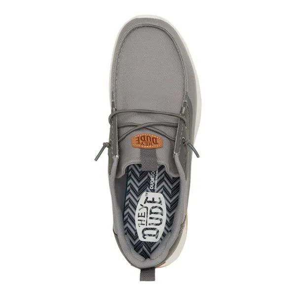 Sneakers Wally Drift Mesh Monument Grey 8211 heydude Apparel