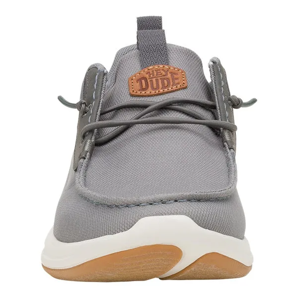 Sneakers Wally Drift Mesh Monument Grey 8211 heydude Apparel