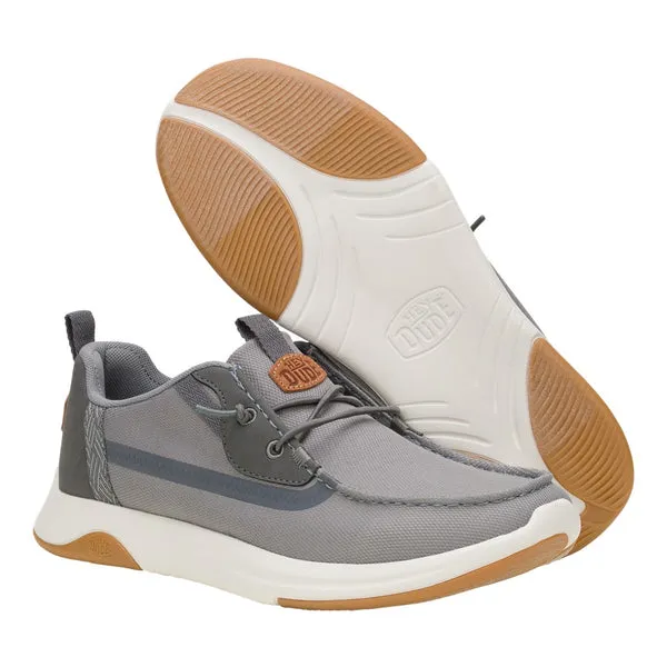 Sneakers Wally Drift Mesh Monument Grey 8211 heydude Apparel