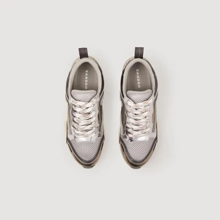 Sneakers Women SANDRO Flame Sneakers Silver
