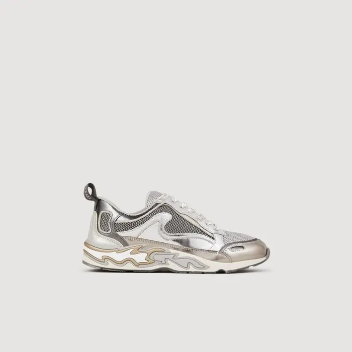 Sneakers Women SANDRO Flame Sneakers Silver