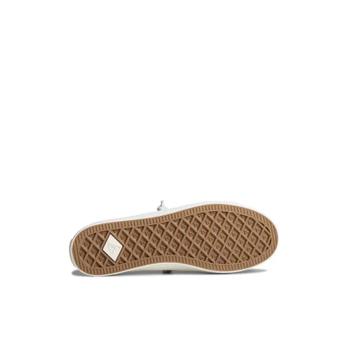 Sneakers Women Sperry Crest Vibe Platform Lace Platform Sneaker White Textile Textured