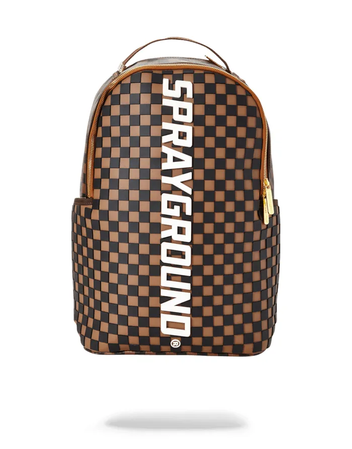SPRAYGROUND Backpacks 3D MOLDED RUBBER CHECKERED LOGO 8211 Universal