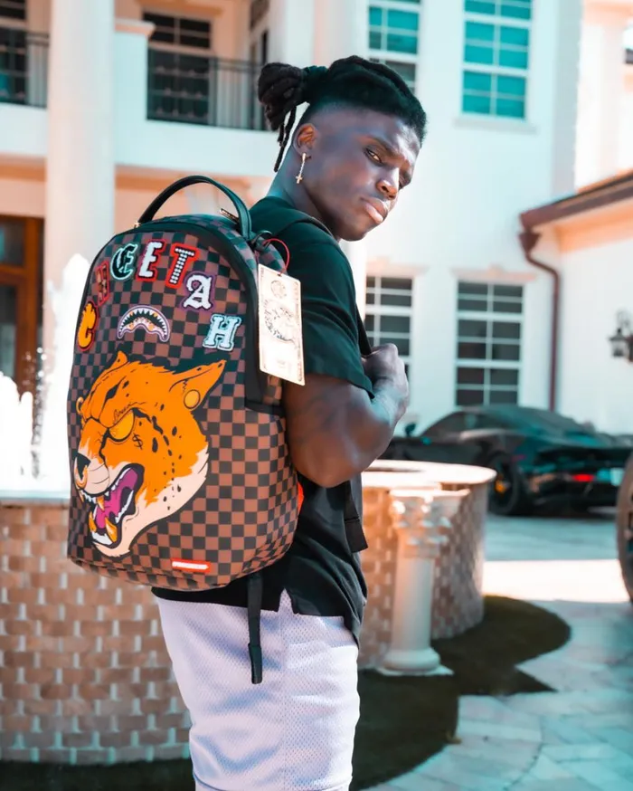 SPRAYGROUND Backpacks CHEETAH SPEED SHARK BACKPACK TYREEK HILL COLLAB 8211 Universal SPRAYGROUND Backpacks CHEETAH SPEED SHARK BACKPACK TYREEK HILL COLLAB 8211 Universal