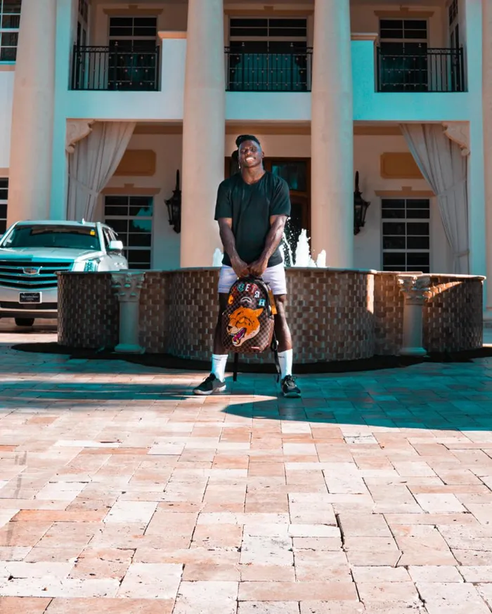 SPRAYGROUND Backpacks CHEETAH SPEED SHARK BACKPACK TYREEK HILL COLLAB 8211 Universal SPRAYGROUND Backpacks CHEETAH SPEED SHARK BACKPACK TYREEK HILL COLLAB 8211 Universal