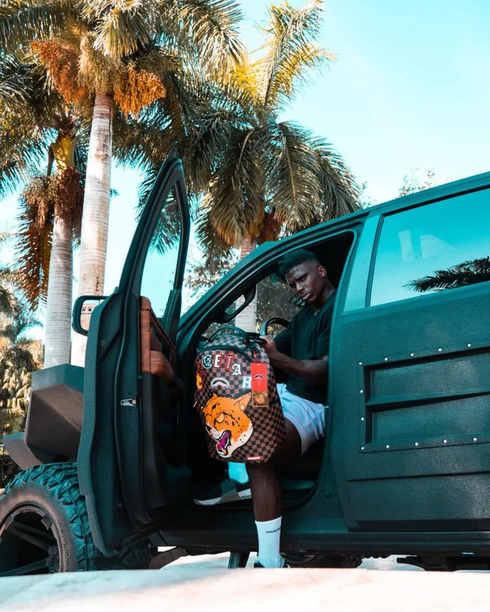 SPRAYGROUND Backpacks CHEETAH SPEED SHARK BACKPACK TYREEK HILL COLLAB 8211 Universal SPRAYGROUND Backpacks CHEETAH SPEED SHARK BACKPACK TYREEK HILL COLLAB 8211 Universal