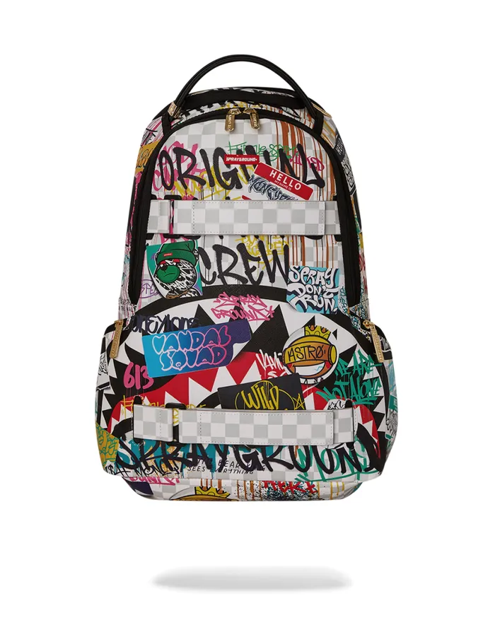 SPRAYGROUND Backpacks CREATE ANOTHER DAY SKATEBOARDSTRAP BACKPACK 8211 Universal