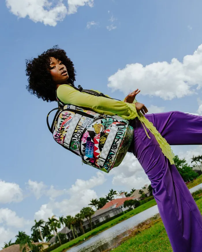 SPRAYGROUND Backpacks CREATE ANOTHER DAY SKATEBOARDSTRAP BACKPACK 8211 Universal