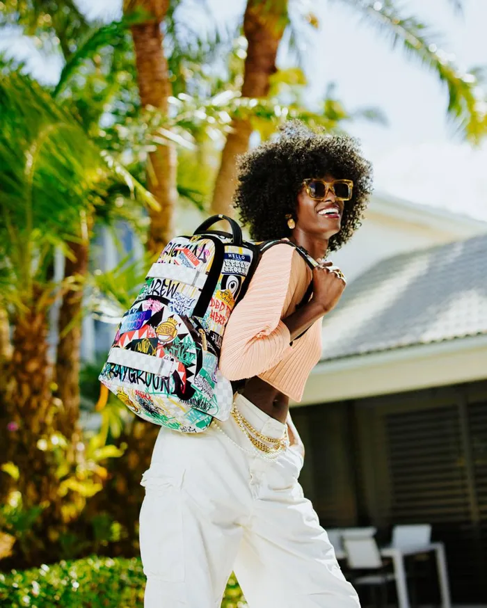 SPRAYGROUND Backpacks CREATE ANOTHER DAY SKATEBOARDSTRAP BACKPACK 8211 Universal
