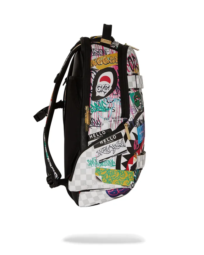 SPRAYGROUND Backpacks CREATE ANOTHER DAY SKATEBOARDSTRAP BACKPACK 8211 Universal