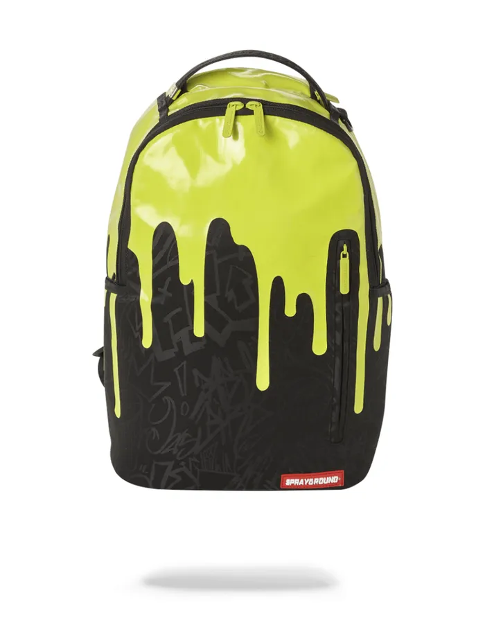 SPRAYGROUND Backpacks GREEN NEON DRIP BACKPACK ONE OF ONE 8211 Universal