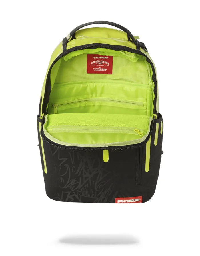 SPRAYGROUND Backpacks GREEN NEON DRIP BACKPACK ONE OF ONE 8211 Universal SPRAYGROUND Backpacks GREEN NEON DRIP BACKPACK ONE OF ONE 8211 Universal
