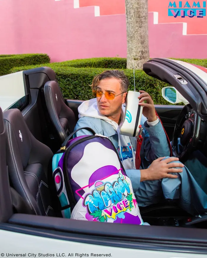 SPRAYGROUND Backpacks MIAMI VICE SOUTH BEACH BACKPACK DLXV 8211 Universal SPRAYGROUND Backpacks MIAMI VICE SOUTH BEACH BACKPACK DLXV 8211 Universal