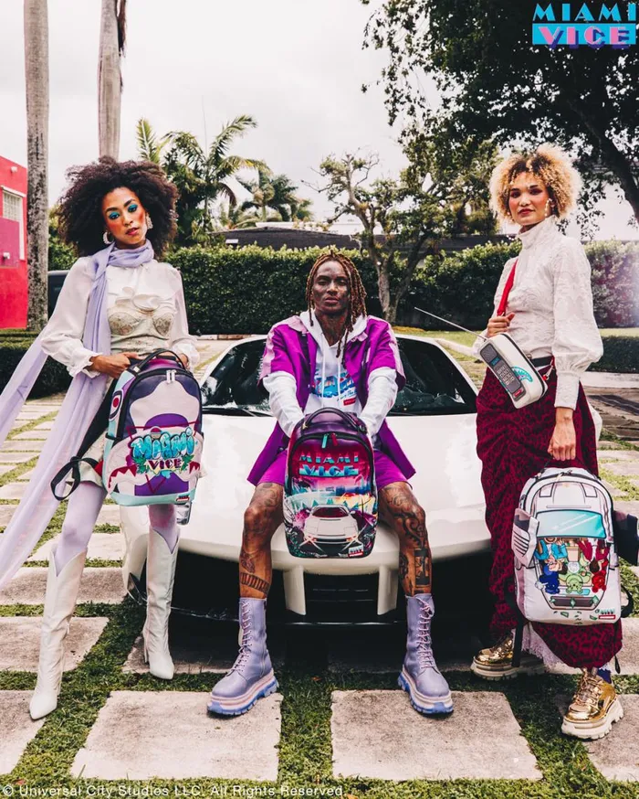 SPRAYGROUND Backpacks MIAMI VICE VIBES BACKPACK DLXV 8211 Universal SPRAYGROUND Backpacks MIAMI VICE VIBES BACKPACK DLXV 8211 Universal