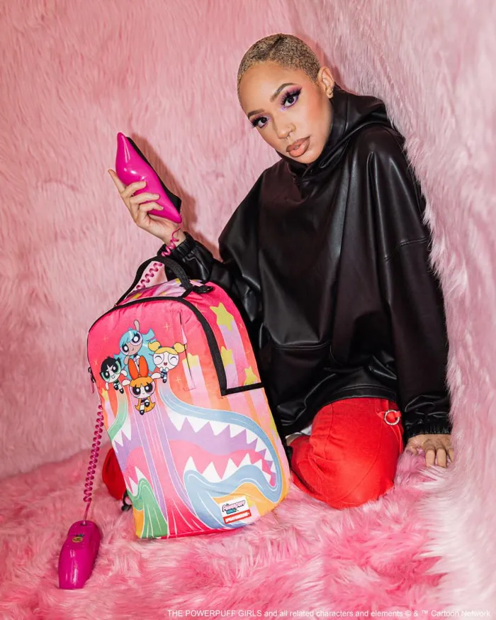 SPRAYGROUND Backpacks POWER PUFF GIRLS BUST OUT DLXSR BACKPACK 8211 Universal