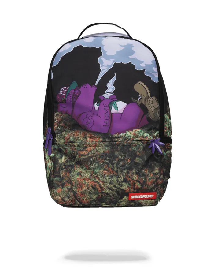 SPRAYGROUND Backpacks PURPLE HAZE GANJA BEAR 8211 Universal