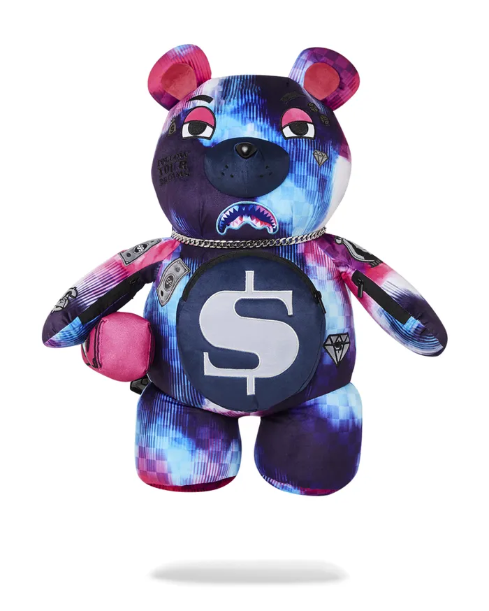 SPRAYGROUND Backpacks SHARKCLUB ELECTRONICA MONEYBEAR TEDDYBEAR BACKPACK 8211 Universal