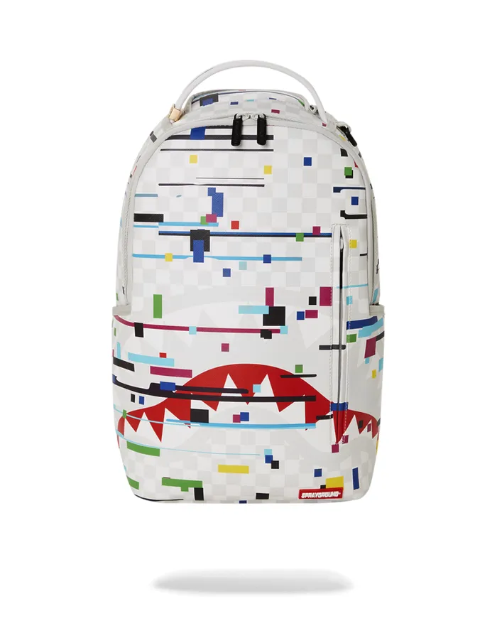 SPRAYGROUND Backpacks SHARKS IN PARIS GLITCH RIDER BACKPACK DLXV 8211 Universal