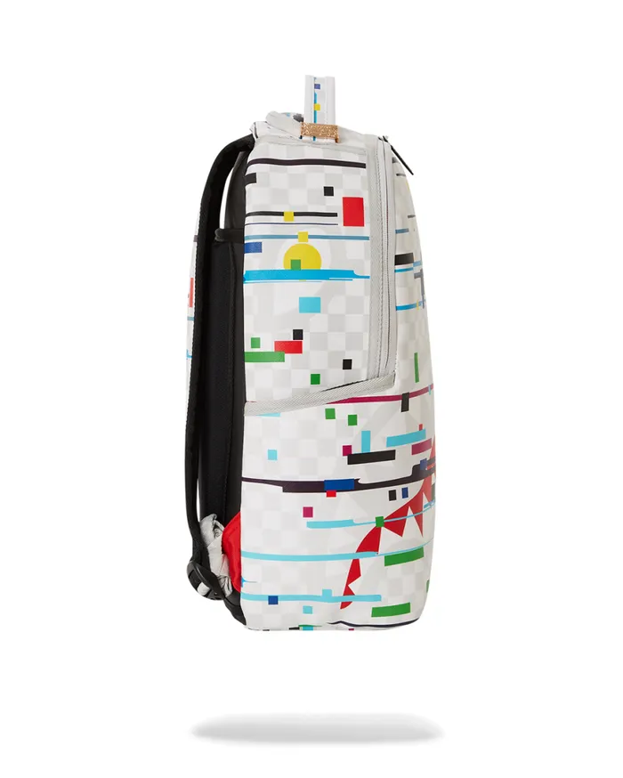 SPRAYGROUND Backpacks SHARKS IN PARIS GLITCH RIDER BACKPACK DLXV 8211 Universal