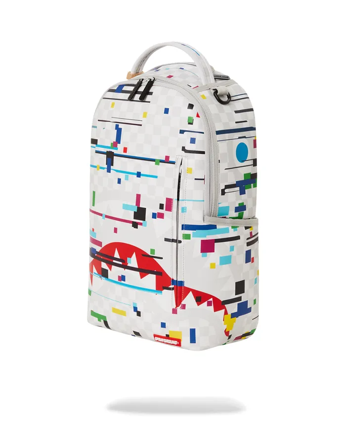SPRAYGROUND Backpacks SHARKS IN PARIS GLITCH RIDER BACKPACK DLXV 8211 Universal