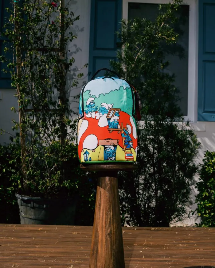 SPRAYGROUND Backpacks SMURFS MUSHROOM VILLAGE BACKPACK 8211 Universal