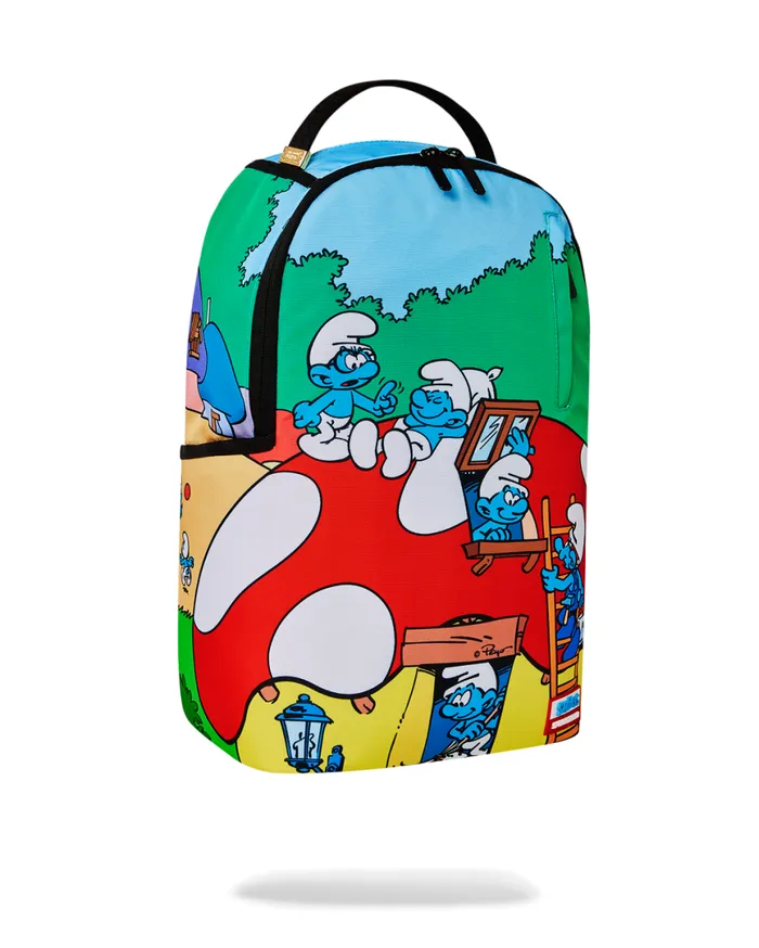 SPRAYGROUND Backpacks SMURFS MUSHROOM VILLAGE BACKPACK 8211 Universal