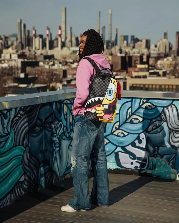 SPRAYGROUND Backpacks SPONGEBOB HELLO YOU039RE AMAZING DLXSV BACKPACK 8211 Universal SPRAYGROUND Backpacks SPONGEBOB HELLO YOU039RE AMAZING DLXSV BACKPACK 8211 Universal