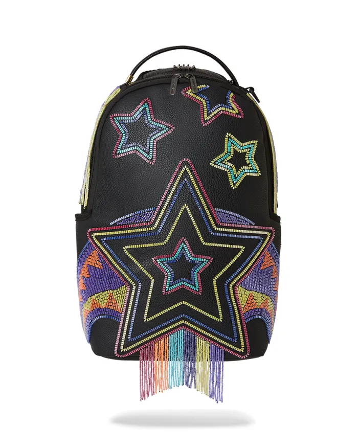 SPRAYGROUND Backpacks STAR RACER AI7 SANDFLOWER COLLAB BEADED BACKPACK 8211 Universal