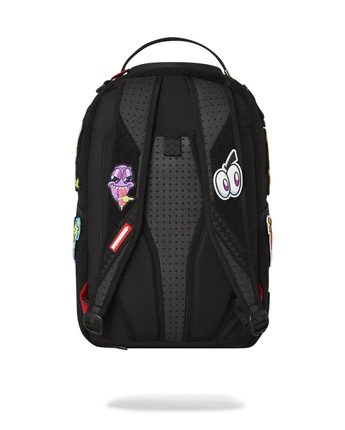 SPRAYGROUND Backpacks TRANCE PARTY PATCHES BACKPACK 23 VELCRO REMOVABLE PATCHES 8211 Universal