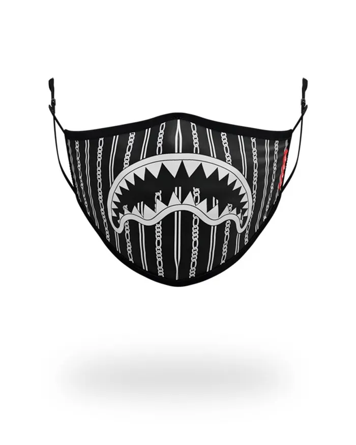 SPRAYGROUND Face Masks ADULT REVERSE SHARKS IN PARIS BLACK FORM FITTING FACE MASK 8211 Universal SPRAYGROUND Face Masks ADULT REVERSE SHARKS IN PARIS BLACK FORM FITTING FACE MASK 8211 Universal