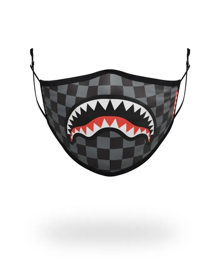 SPRAYGROUND Face Masks ADULT SHARKS IN PARIS GREY FORM FITTING FACE MASK 8211 Universal