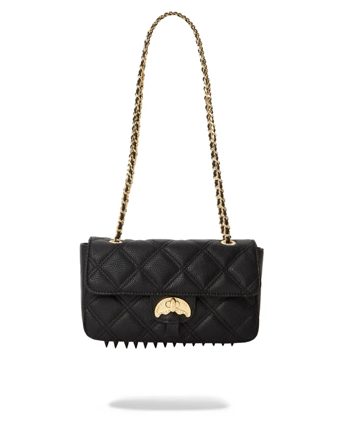 SPRAYGROUND Handbags NOIR QUILT GOLD CHAIN SHARK HANDBAG 8211 Universal