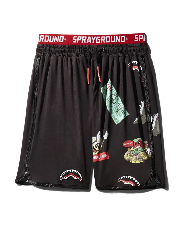 SPRAYGROUND Swimwear PATCH ALLIN CORTO SWIM TRUNKS BLACK 8211 Universal