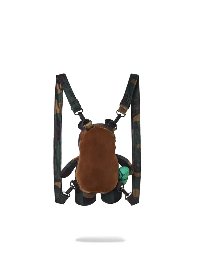 SPRAYGROUND Teddy Bear Backpacks BEARCUB BACKPACK 8211 CAMOCHECK MONEYBEAR 8211 Universal SPRAYGROUND Teddy Bear Backpacks BEARCUB BACKPACK 8211 CAMOCHECK MONEYBEAR 8211 Universal