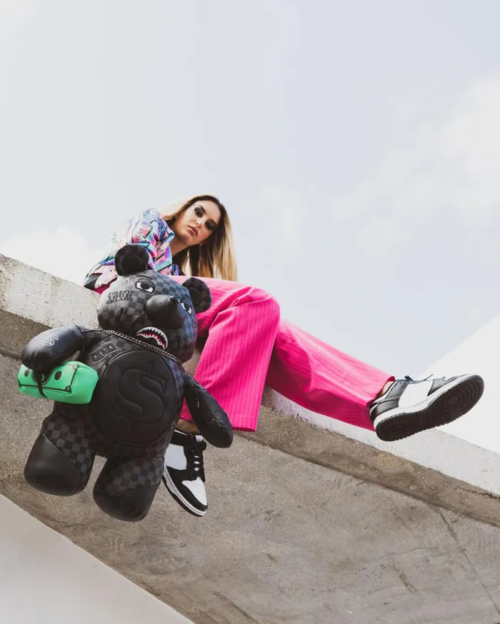 SPRAYGROUND Teddy Bear Backpacks HENNY AIIR TO THE THRONE MONEYBEAR TEDDYBEAR BACKPACK 8211 Universal