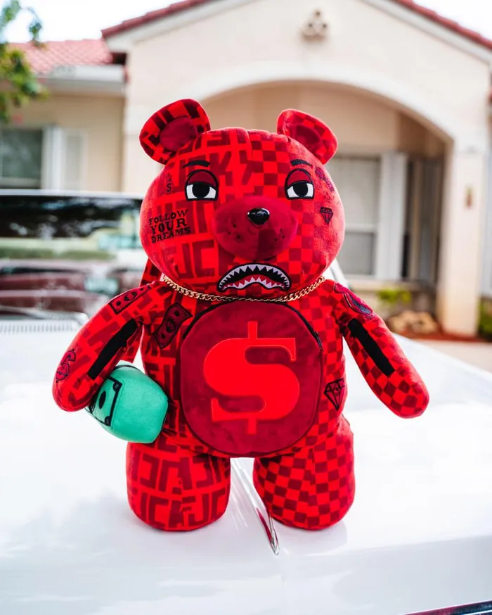 SPRAYGROUND Teddy Bear Backpacks VENI VIDI VICI MONEYBEAR TEDDYBEAR BACKPACK 8211 Universal SPRAYGROUND Teddy Bear Backpacks VENI VIDI VICI MONEYBEAR TEDDYBEAR BACKPACK 8211 Universal
