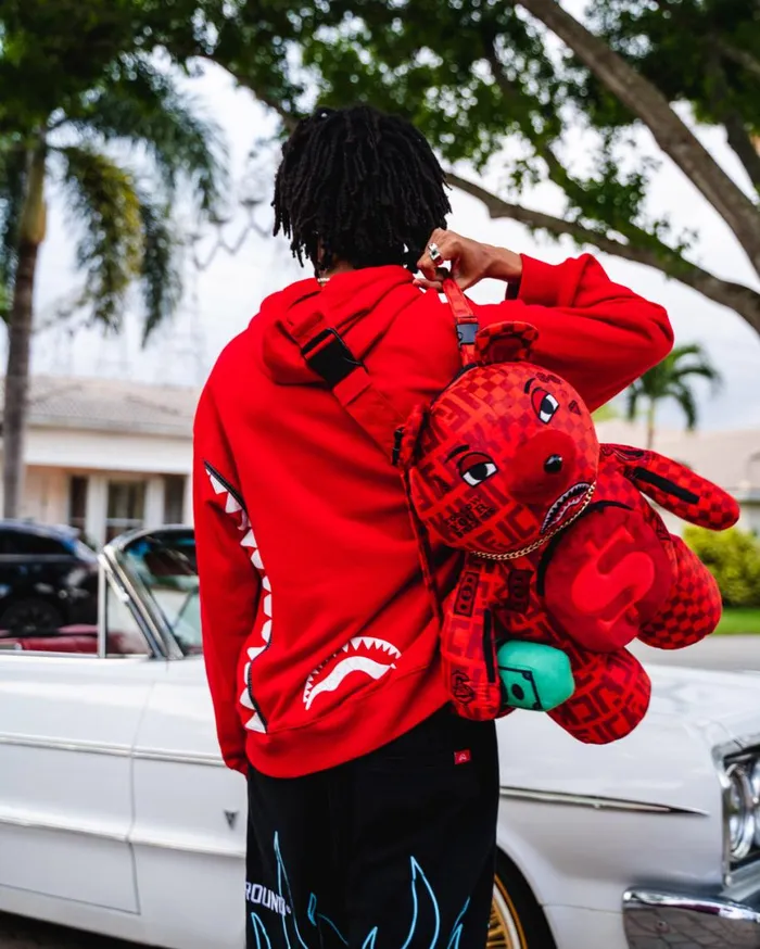 SPRAYGROUND Teddy Bear Backpacks VENI VIDI VICI MONEYBEAR TEDDYBEAR BACKPACK 8211 Universal SPRAYGROUND Teddy Bear Backpacks VENI VIDI VICI MONEYBEAR TEDDYBEAR BACKPACK 8211 Universal