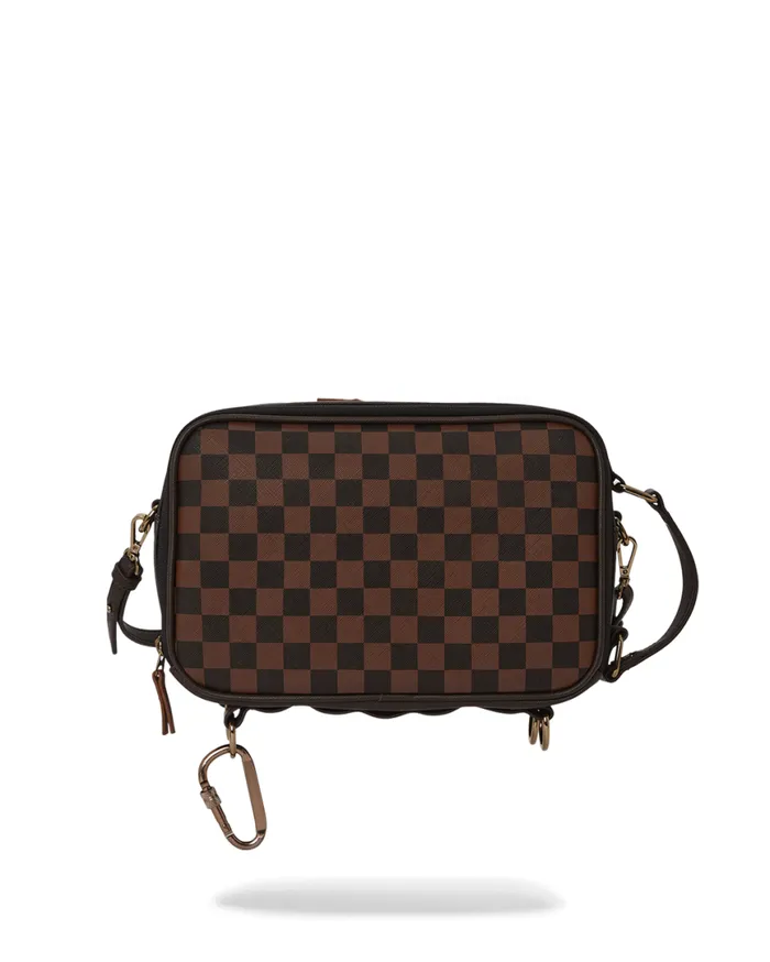 SPRAYGROUND Toiletries Aka Money Bags CHECKMATE ROYALE MESSENGER BRICK BAG 8211 Universal SPRAYGROUND Toiletries Aka Money Bags CHECKMATE ROYALE MESSENGER BRICK BAG 8211 Universal