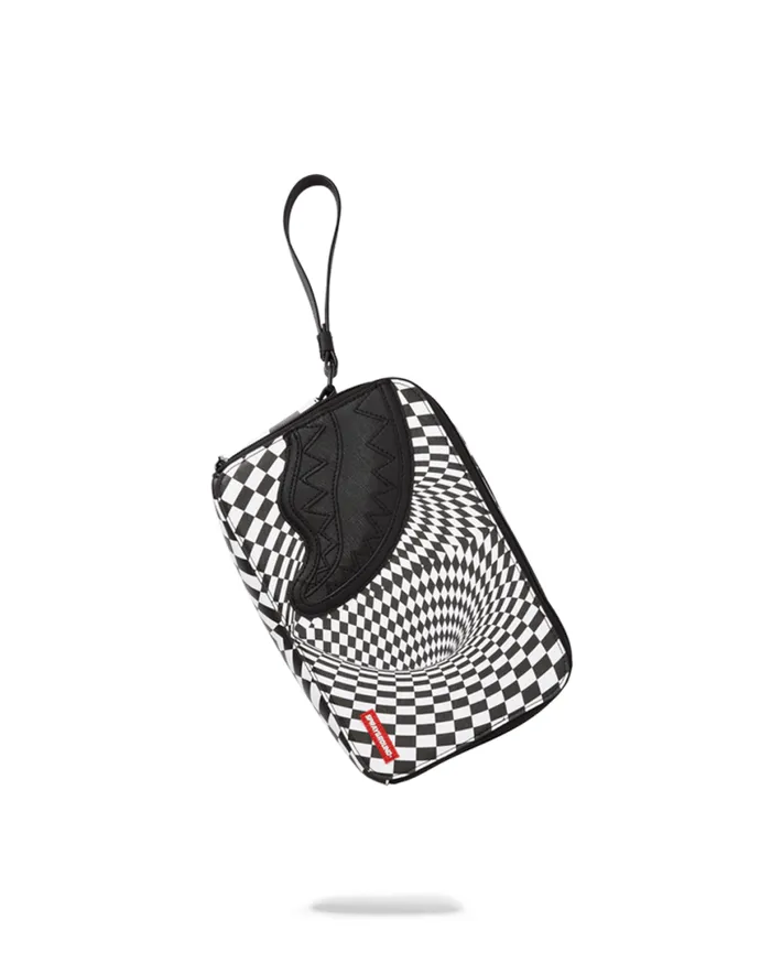 SPRAYGROUND Toiletries Aka Money Bags TRIPPY CHECK TOILETRY AKA MONEY BAG 8211 Universal SPRAYGROUND Toiletries Aka Money Bags TRIPPY CHECK TOILETRY AKA MONEY BAG 8211 Universal