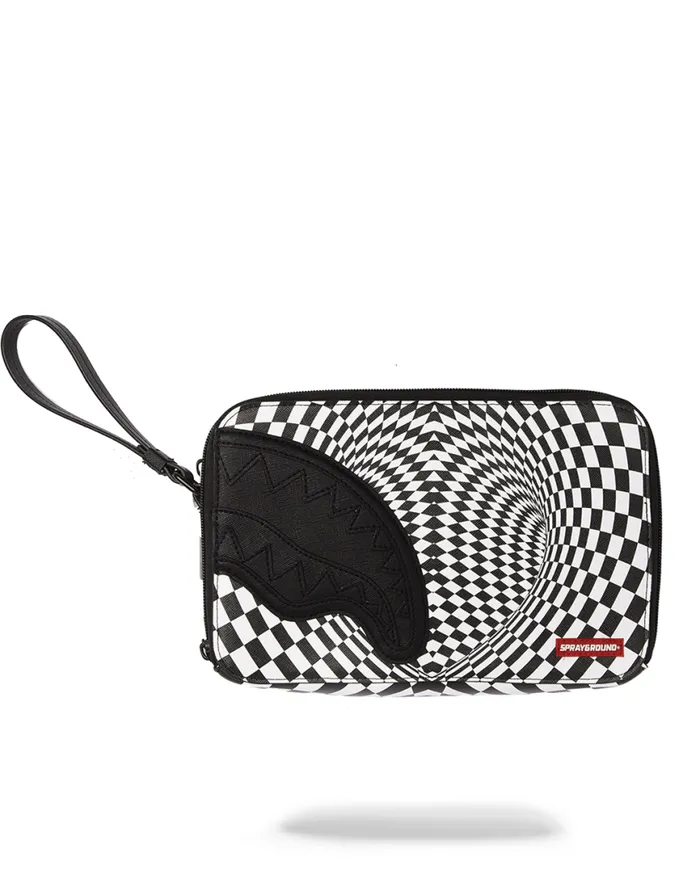 SPRAYGROUND Toiletries Aka Money Bags TRIPPY CHECK TOILETRY AKA MONEY BAG 8211 Universal SPRAYGROUND Toiletries Aka Money Bags TRIPPY CHECK TOILETRY AKA MONEY BAG 8211 Universal