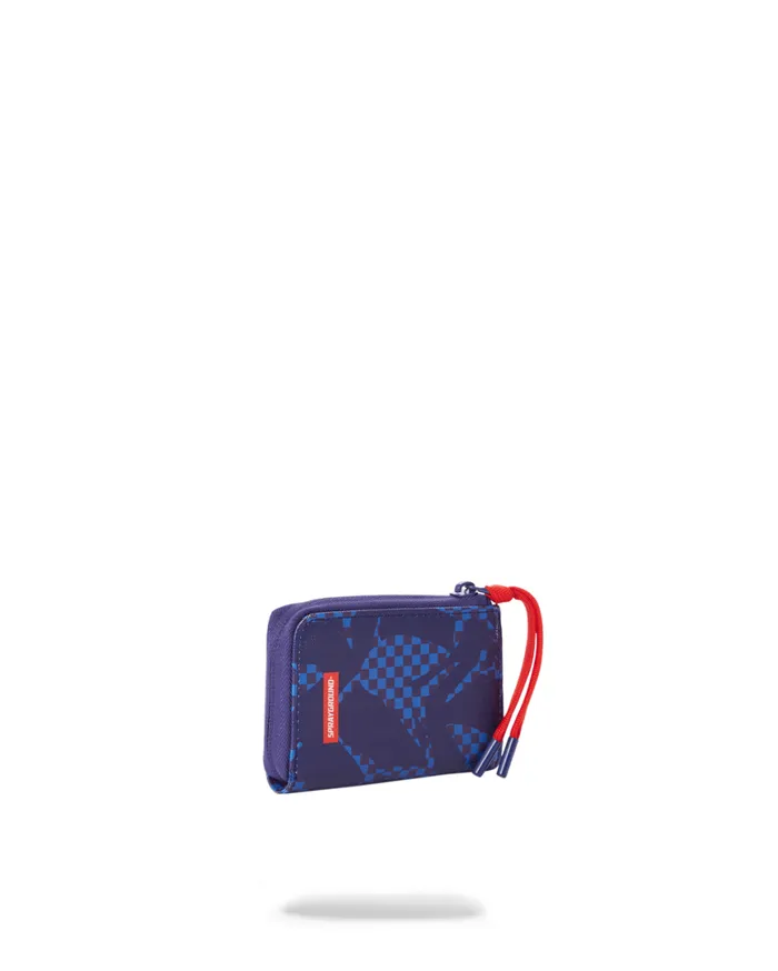 SPRAYGROUND Wallets SHARK CHECK BLUE WALLET 8211 Universal SPRAYGROUND Wallets SHARK CHECK BLUE WALLET 8211 Universal