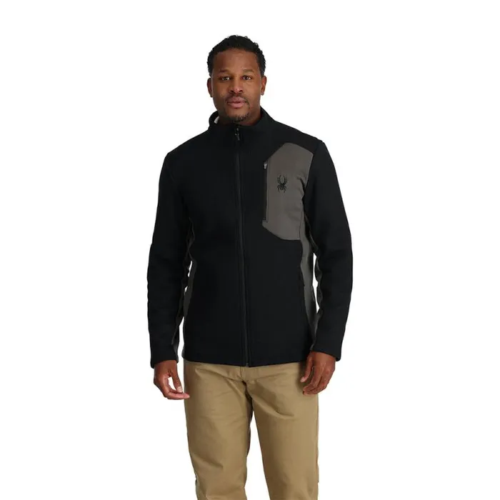 Spyder Fleece Bandit Full Zip Black 8211 Mens
