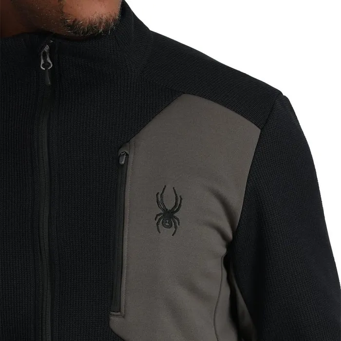 Spyder Fleece Bandit Full Zip Black 8211 Mens