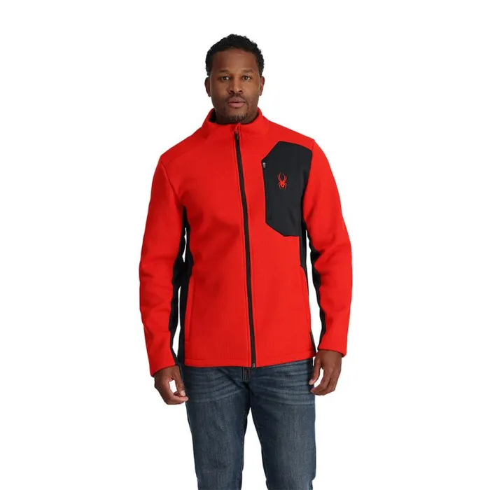 Spyder Fleece Bandit Full Zip Volcano 8211 Mens