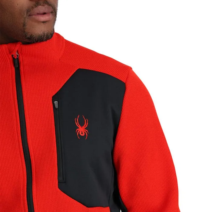 Spyder Fleece Bandit Full Zip Volcano 8211 Mens