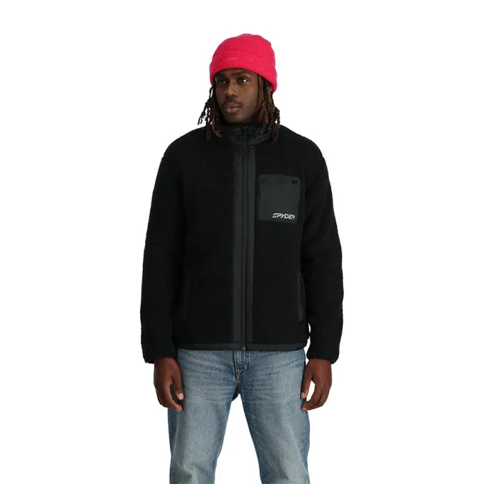 Spyder Fleece Sherman Full Zip Black 8211 Mens