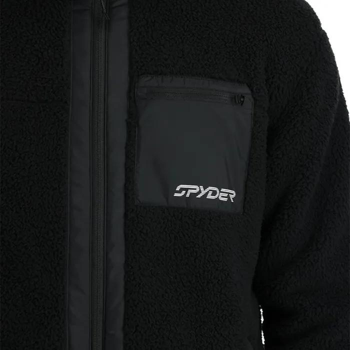 Spyder Fleece Sherman Full Zip Black 8211 Mens