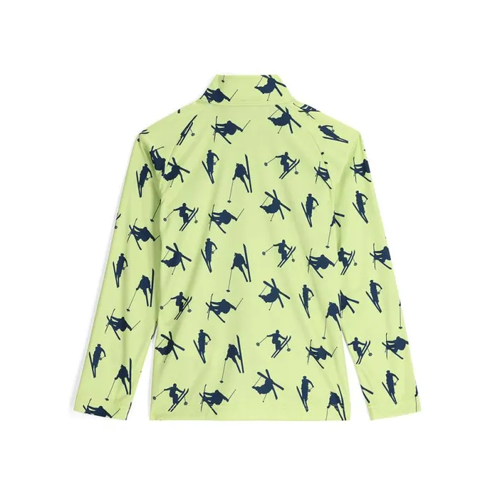 Spyder Fleece Ski Day Half Zip Lime Ice 8211 Kids
